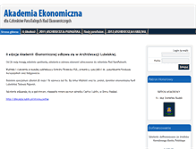 Tablet Screenshot of akademia.ekai.pl